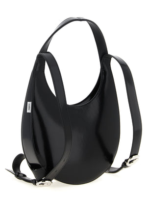 Coperni Rucksack aus schwarzem Rindsleder