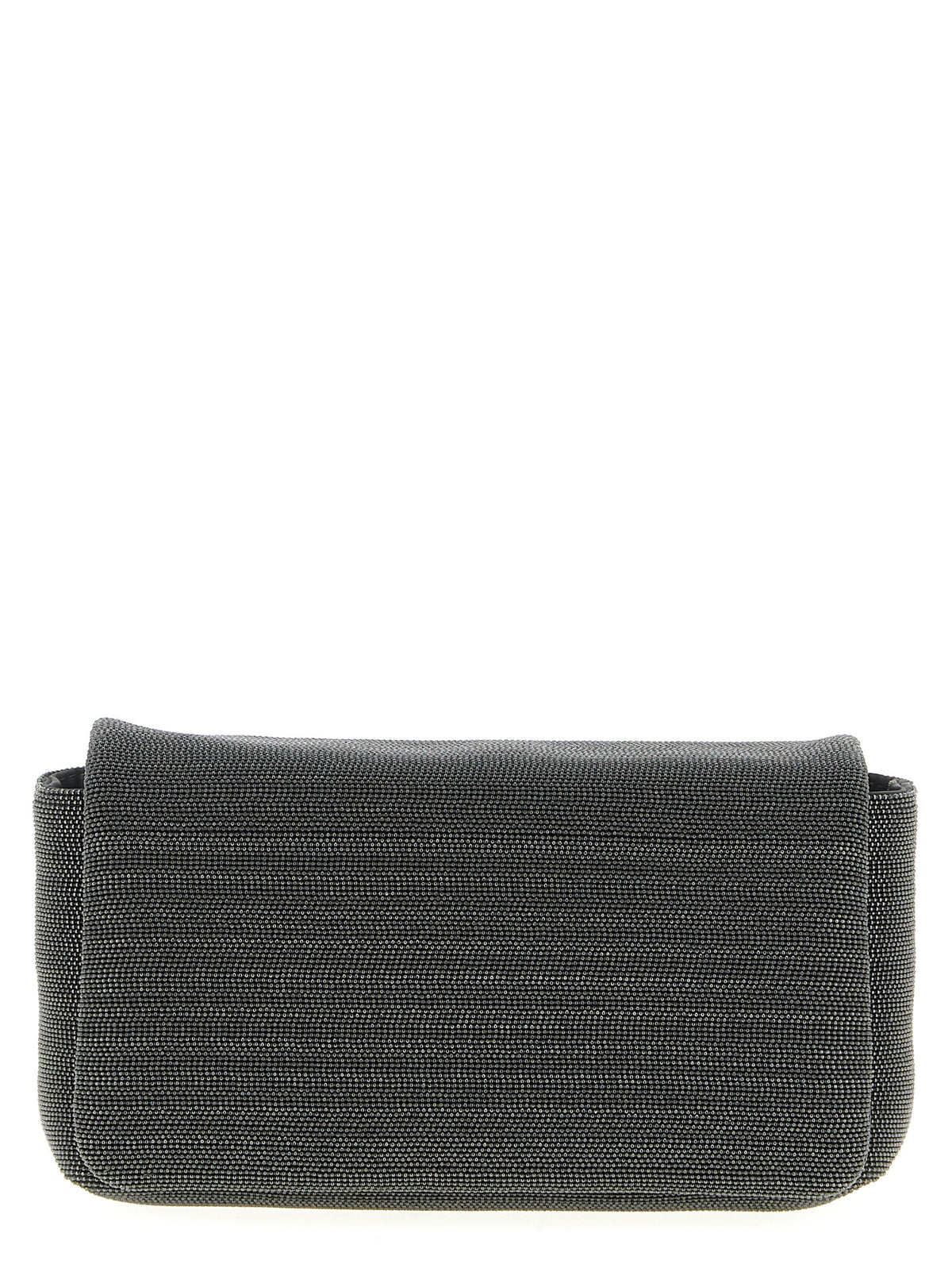 Brunello Cucinelli Schwarze Leder-Clutch