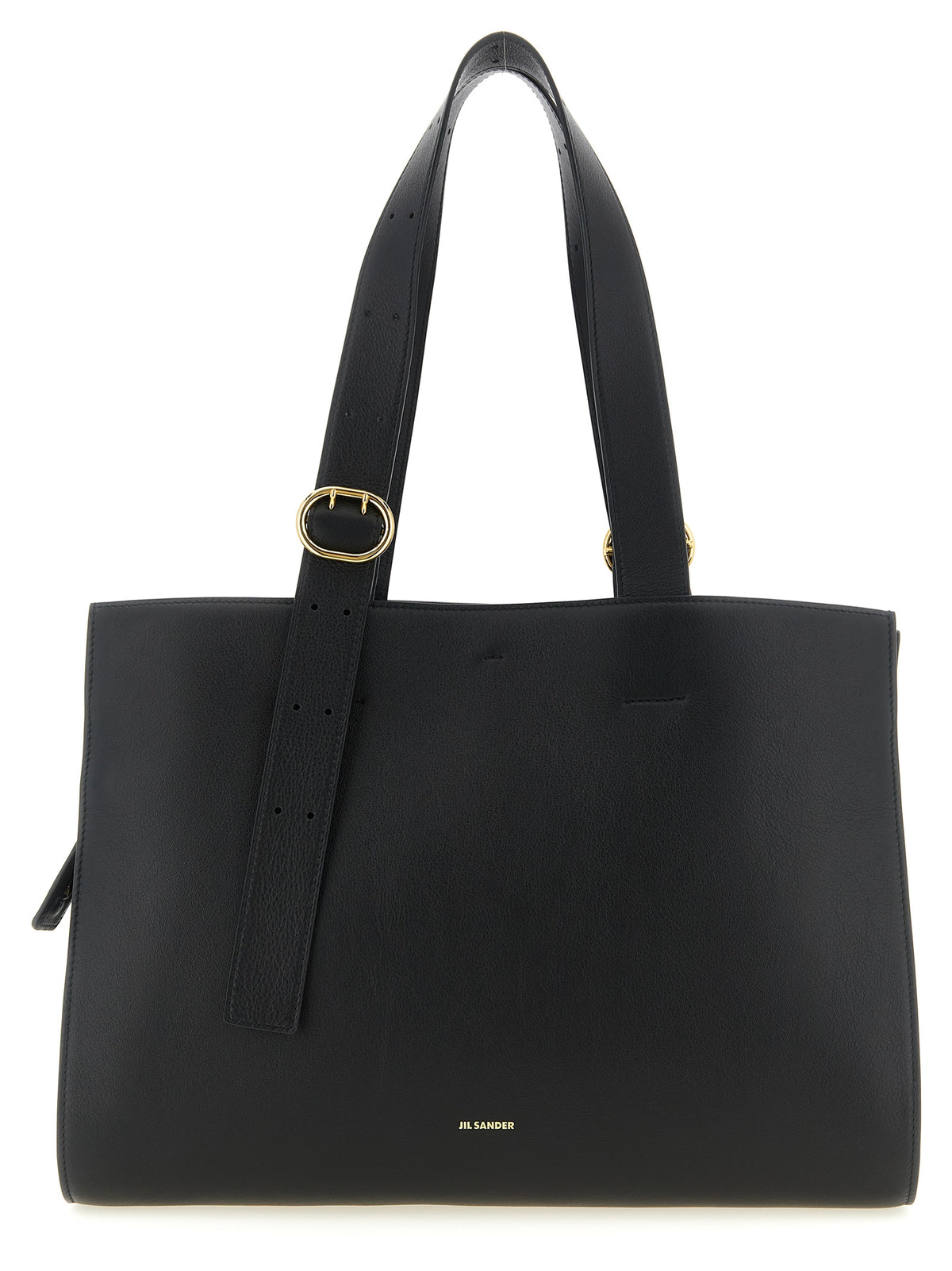 Jil Sander Schwarze Kalbsleder-Tasche