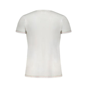 Aeronautica Militare Bianco Baumwoll-T-Shirt für Herren