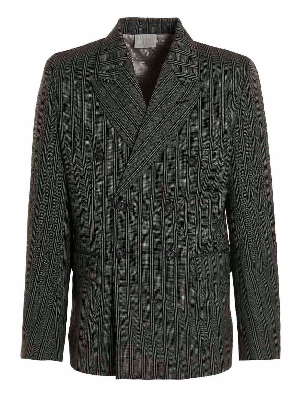 VTMNTS Schwarzer Blazer aus reiner Schurwolle