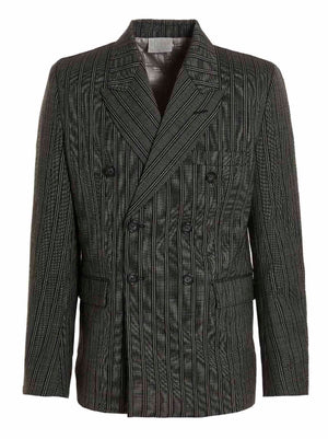 VTMNTS Schwarzer Blazer aus reiner Schurwolle