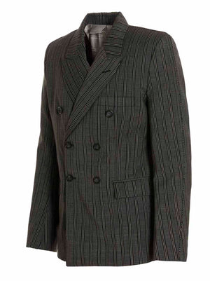VTMNTS Schwarzer Blazer aus reiner Schurwolle