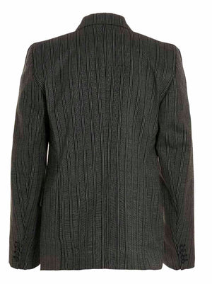 VTMNTS Schwarzer Blazer aus reiner Schurwolle