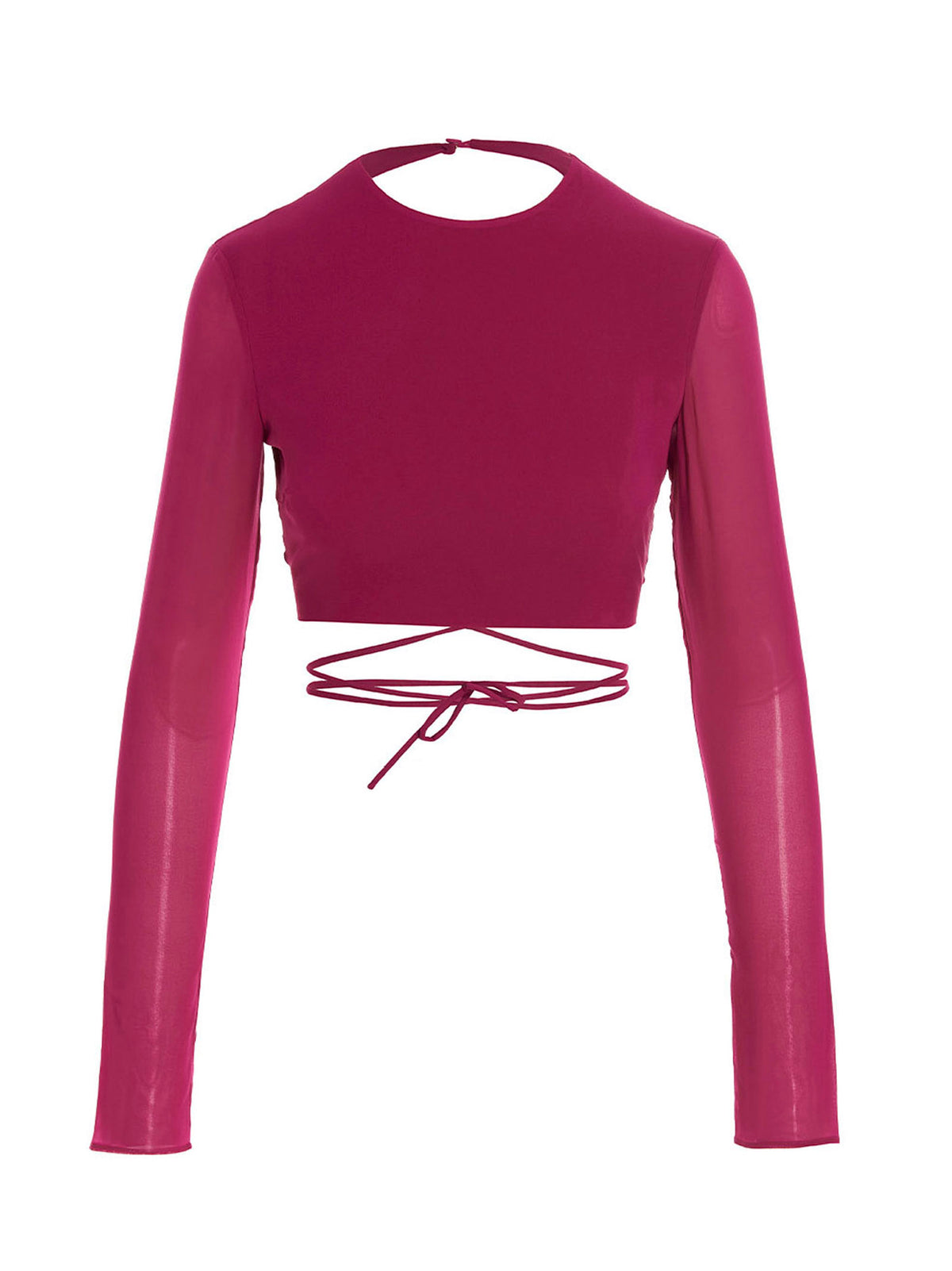 The Andamane Fuchsia Seidenbluse