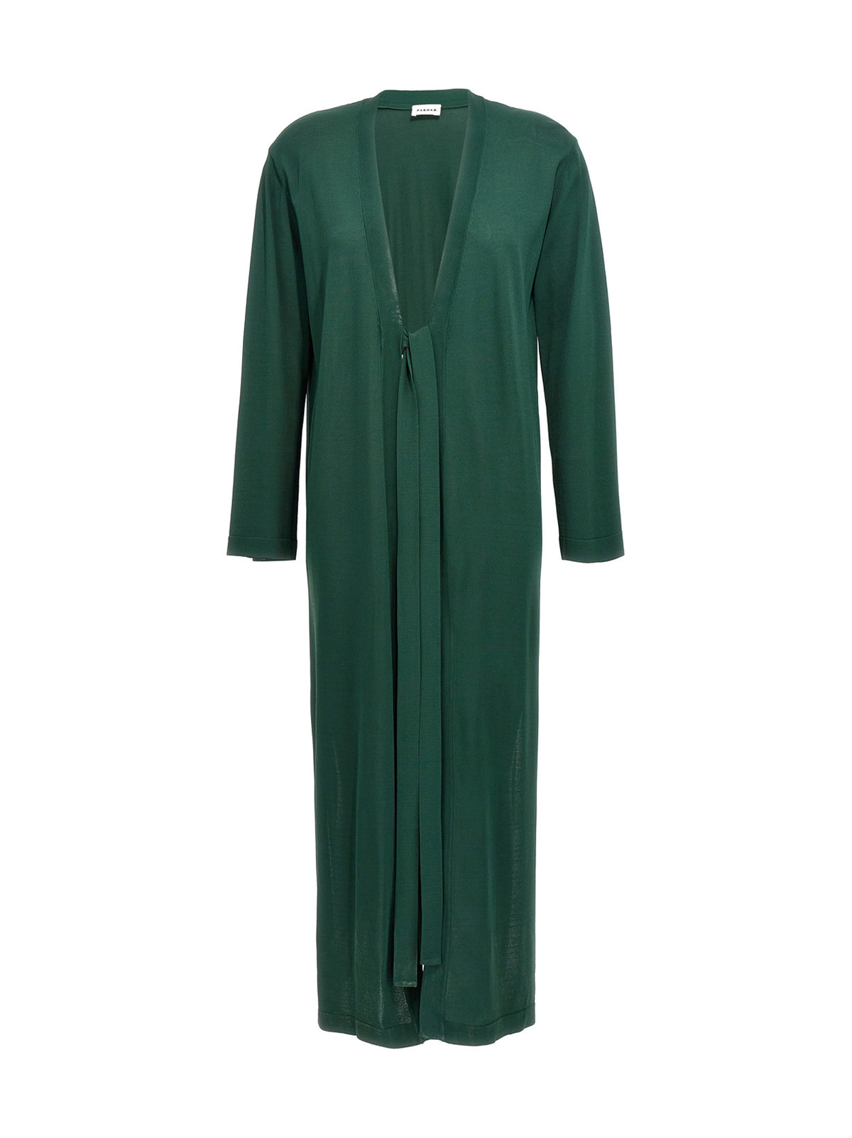 P.A.R.O.S.H. Zweifarbige Viskose-Strickjacke