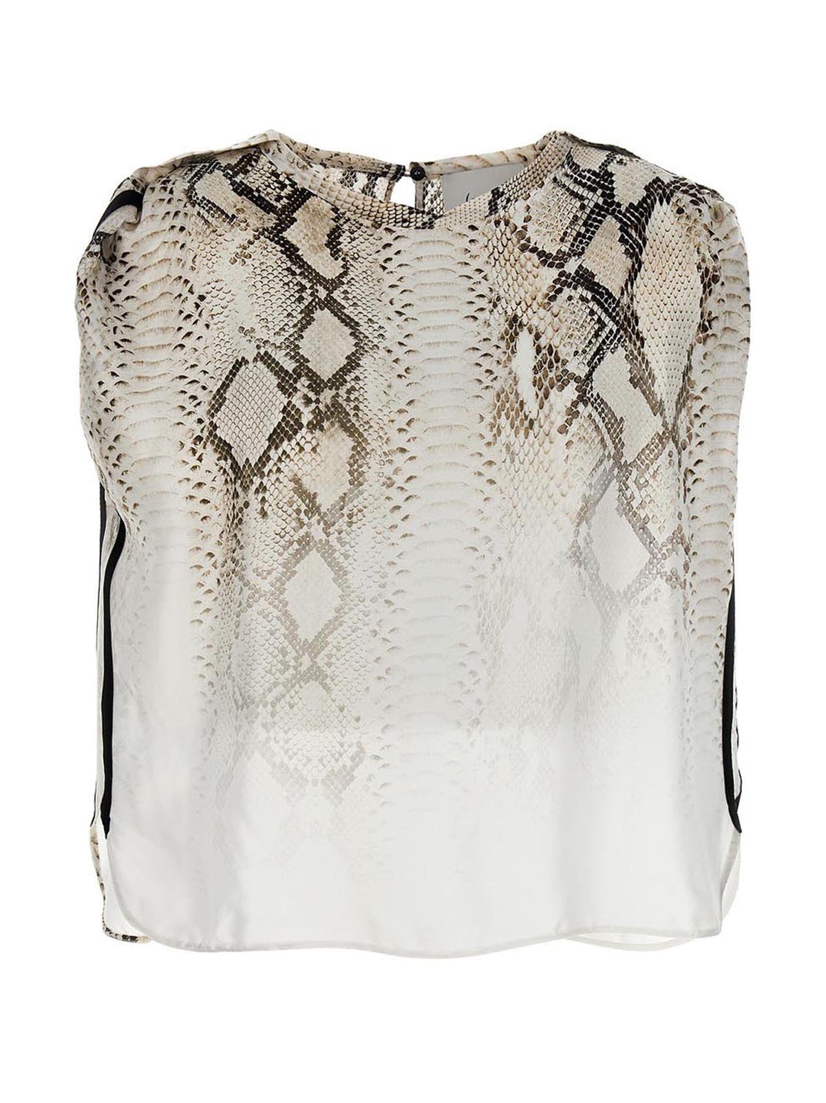 NUDE Mehrfarbige Viskose-Bluse