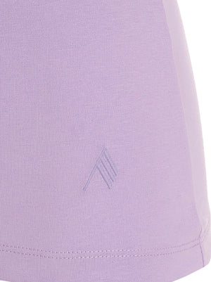 The Attico Lila Baumwoll-T-Shirt