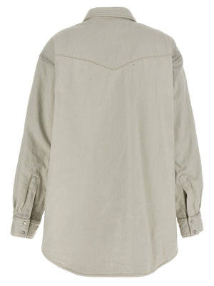 Maison Margiela Weiße Jeansjacke aus Baumwolle