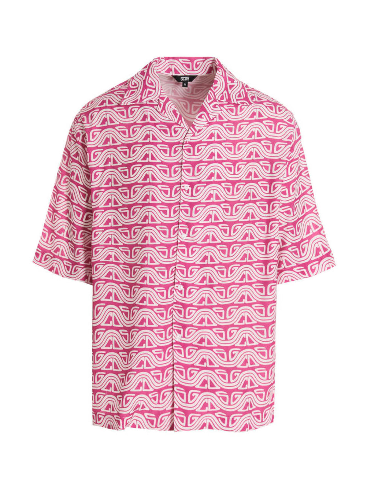 GCDS Fuchsia Viskose-Bluse