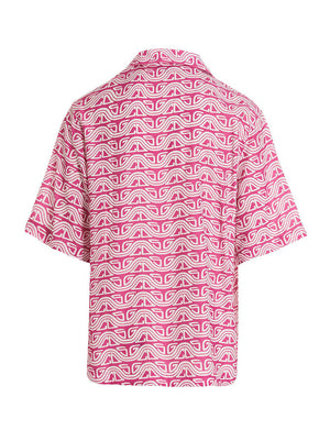 GCDS Fuchsia Viskose-Bluse