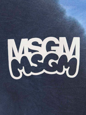 MSGM Mehrfarbiger Baumwollpullover