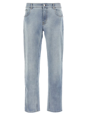 Department 5 Blaue Baumwoll-Jeans im Slim Fit