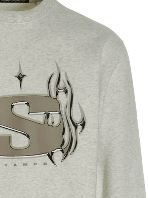 STAMPD Grauer Baumwollpullover