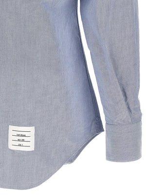 Thom Browne Blaue Baumwollbluse