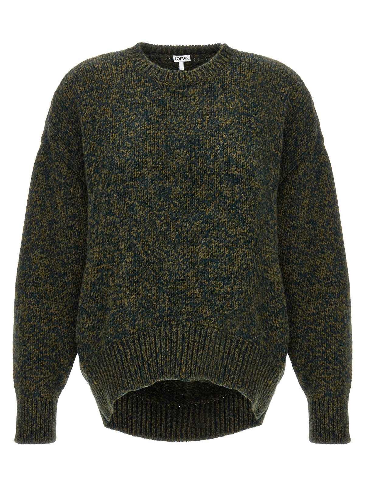 Loewe Zweifarbige Strickjacke aus Elasthan