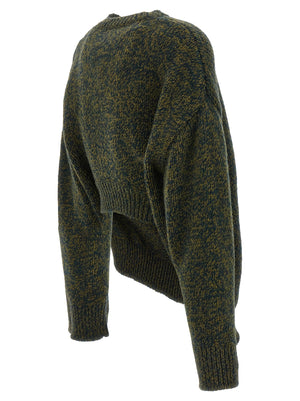 Loewe Zweifarbige Strickjacke aus Elasthan