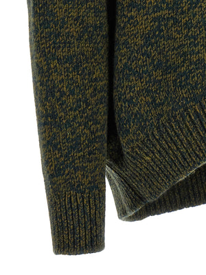 Loewe Zweifarbige Strickjacke aus Elasthan