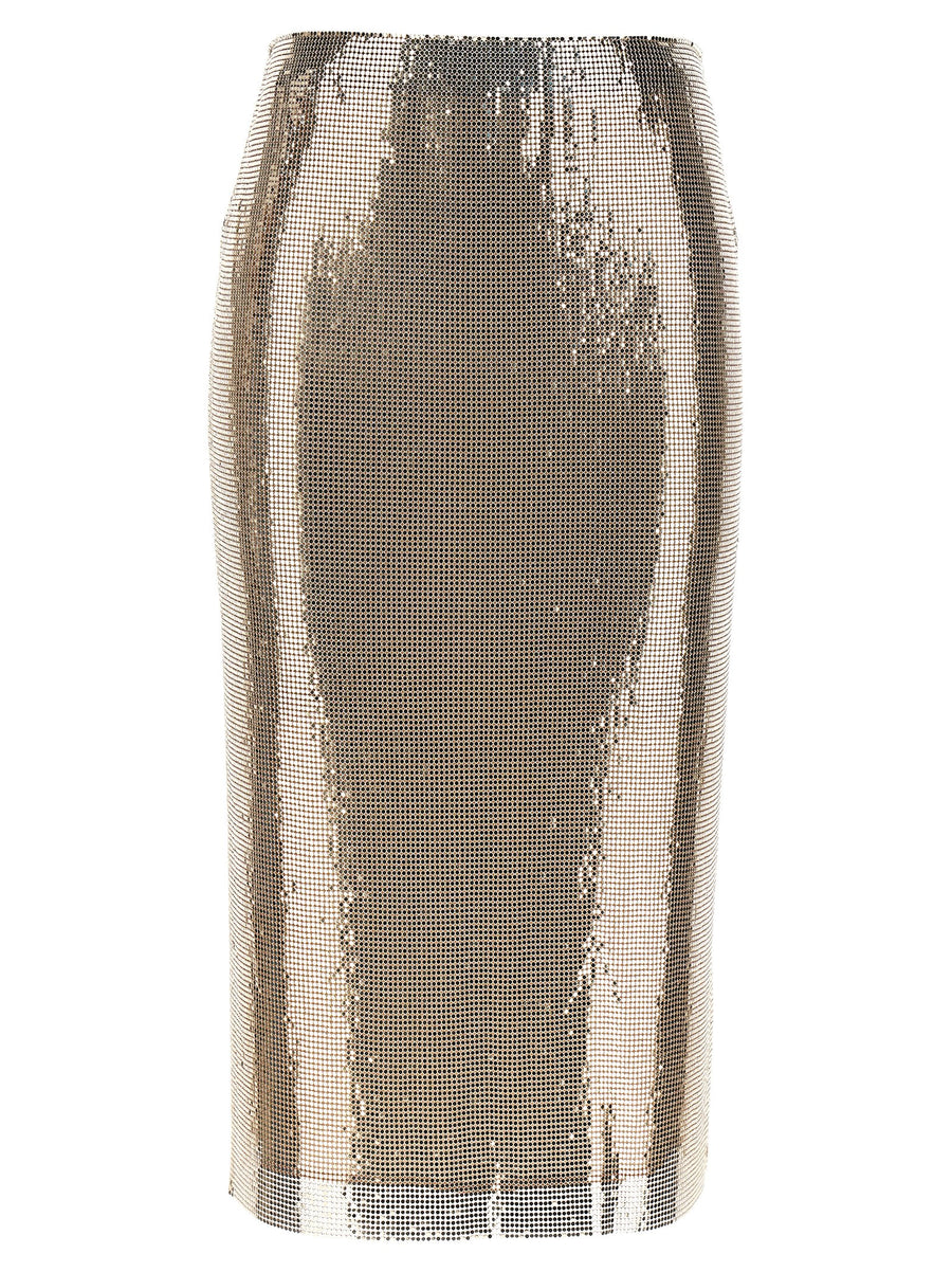 Sportmax Mehrfarbiger Polyester-Maxirock