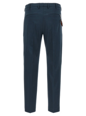 PT Torino Blaue Hose aus reiner Schurwolle