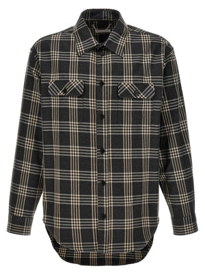 1989 Studio Graue Baumwollbluse