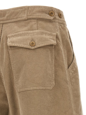 CELLAR DOOR Beige Cotton Casual Pants