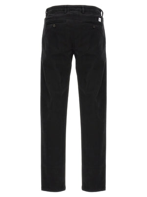 Department 5 Schwarze Baumwoll-Freizeithose
