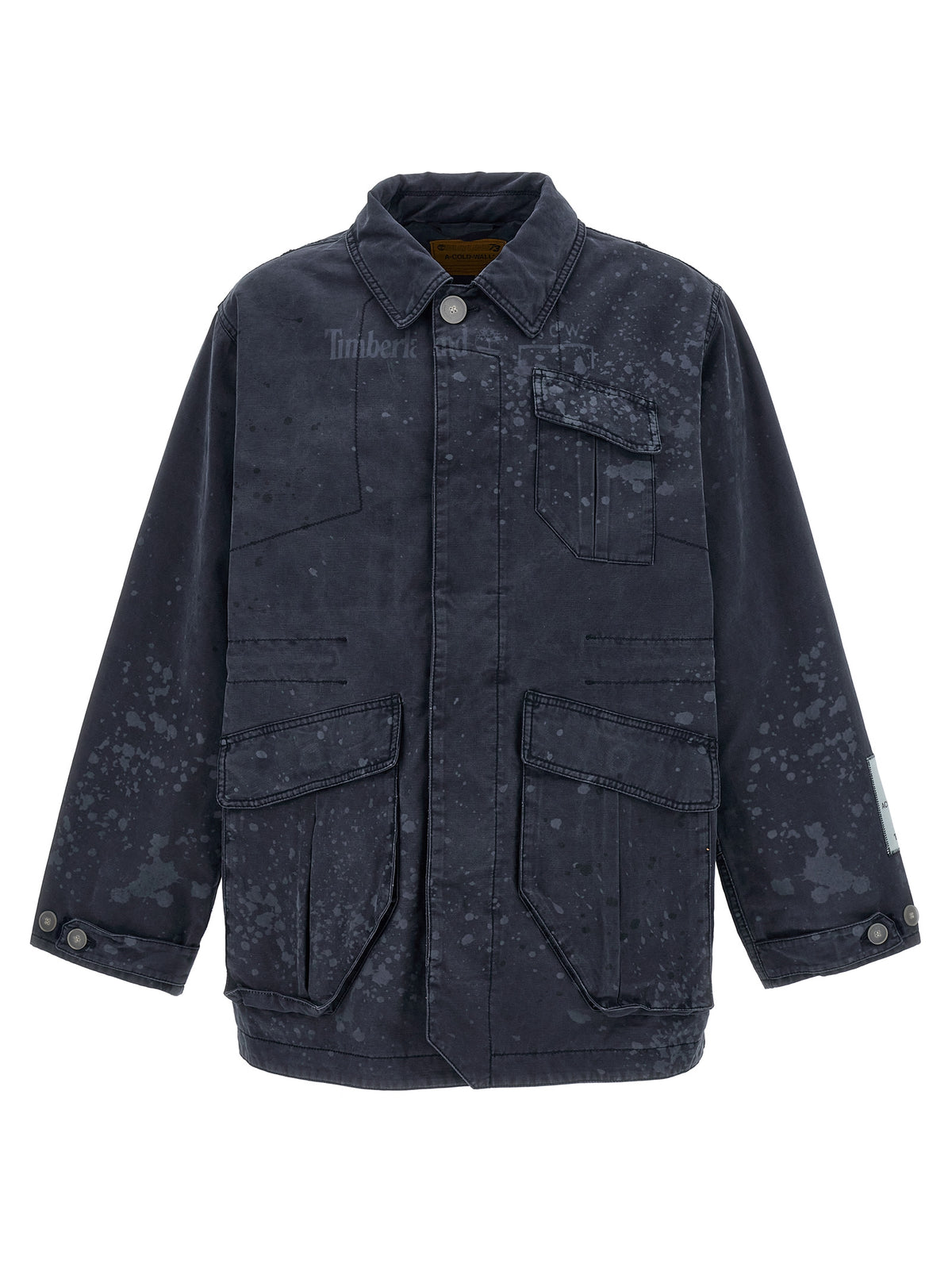A-COLD-WALL* Blaue Baumwolljacke in voller Länge