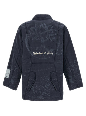A-COLD-WALL* Blaue Baumwolljacke in voller Länge