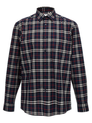 Burberry Blaue Baumwollbluse