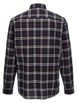 Burberry Blaue Baumwollbluse