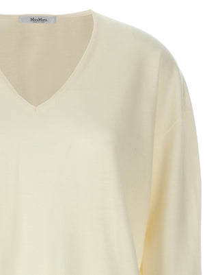 Max Mara Weicher Kaschmir-Cardigan in Weiß