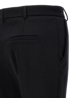 Sportmax Schwarze Baumwoll-Freizeithose