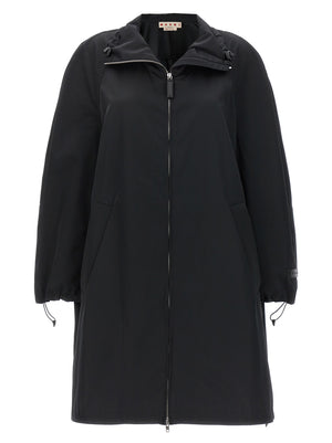 Marni Schwarzer Parka aus Polyester