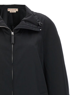 Marni Schwarzer Parka aus Polyester