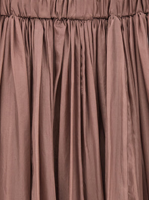 Rick Owens Multicolor Silk Long Dress