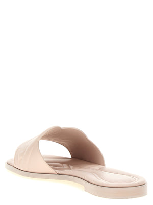 Alexander McQueen Multicolor Kalbsleder-Slipper