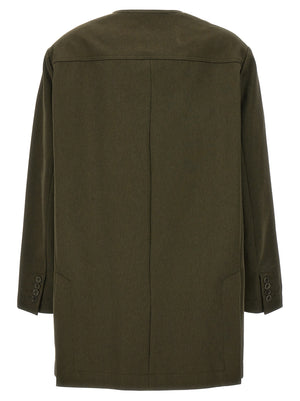 Max Mara Baumwolljacke in Zweifarbenoptik