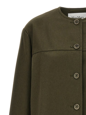 Max Mara Baumwolljacke in Zweifarbenoptik