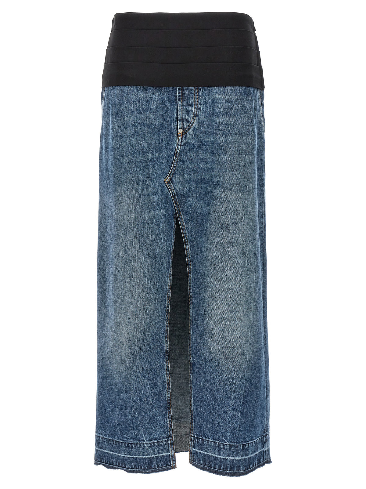 Stella McCartney Blaue Baumwoll-Minirock