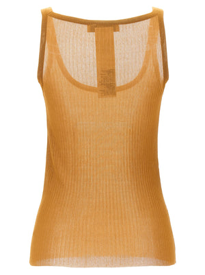 Max Mara Beige Seidentops