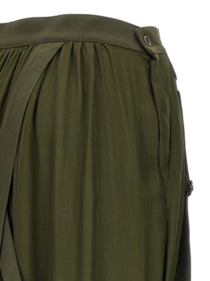 Max Mara Zweifarbiger Seiden-Minirock