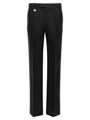 Burberry Schwarze Hose aus reiner Schurwolle