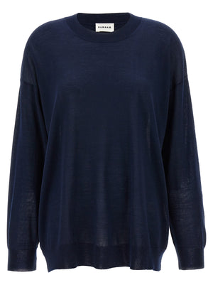 P.A.R.O.S.H. Blauer Wollcardigan