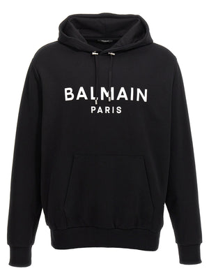 Balmain Zweifarbiger Baumwollpullover