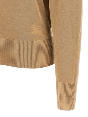 Burberry Beige Wollstrickjacke