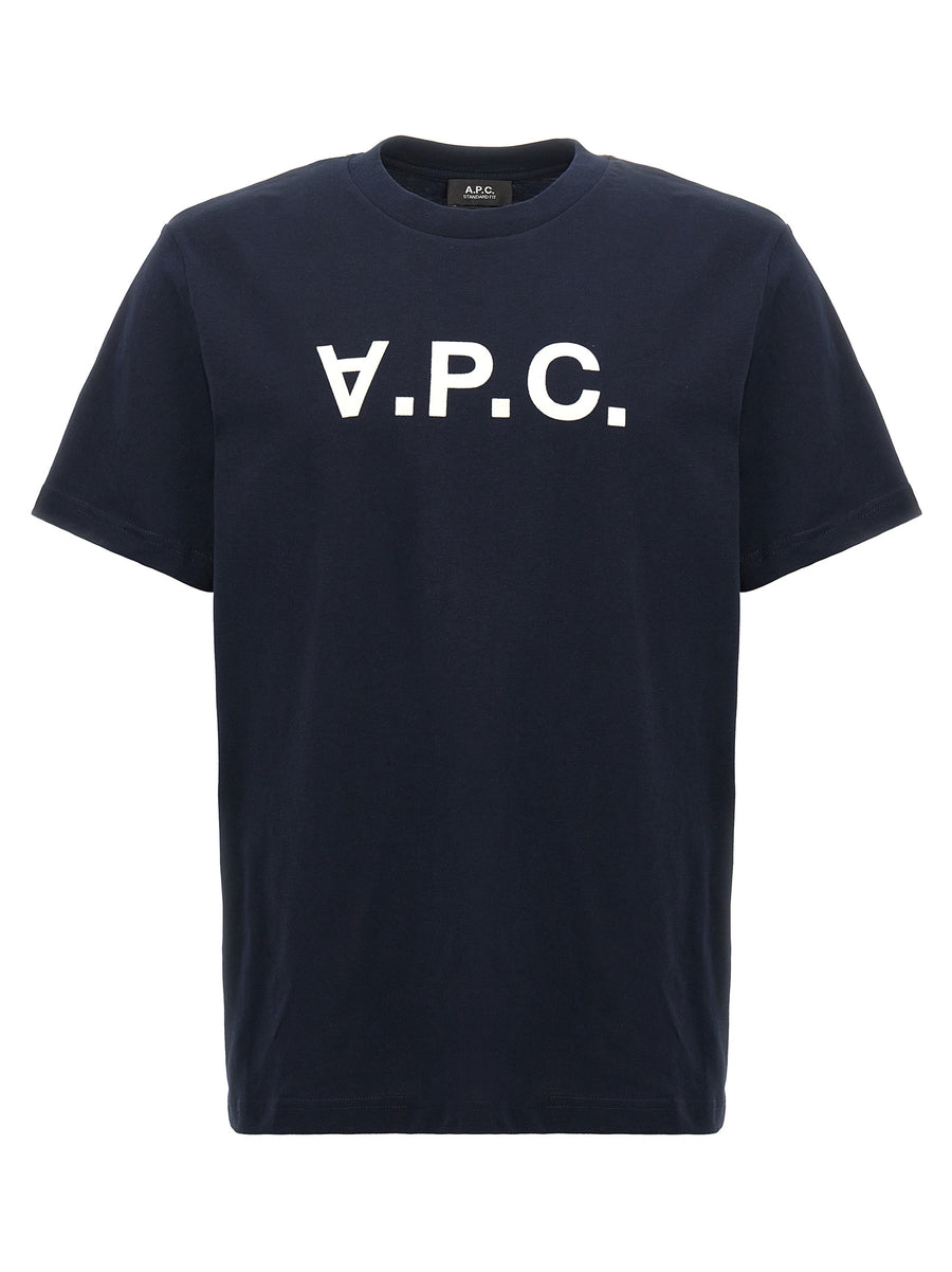 A.P.C. Blaues Baumwoll-T-Shirt