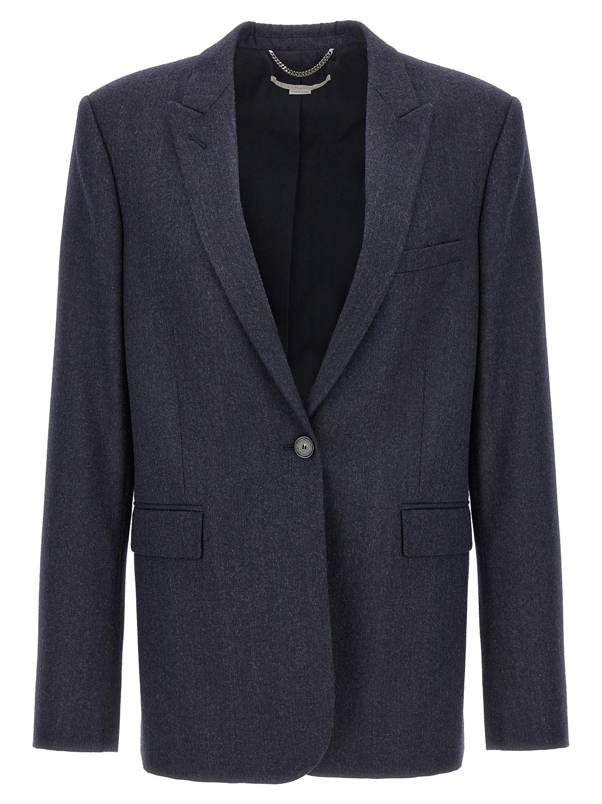 Stella McCartney Blauer Viskose-Blazer