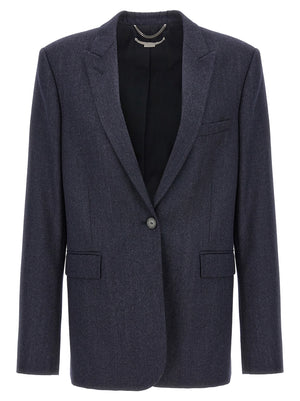 Stella McCartney Blauer Viskose-Blazer