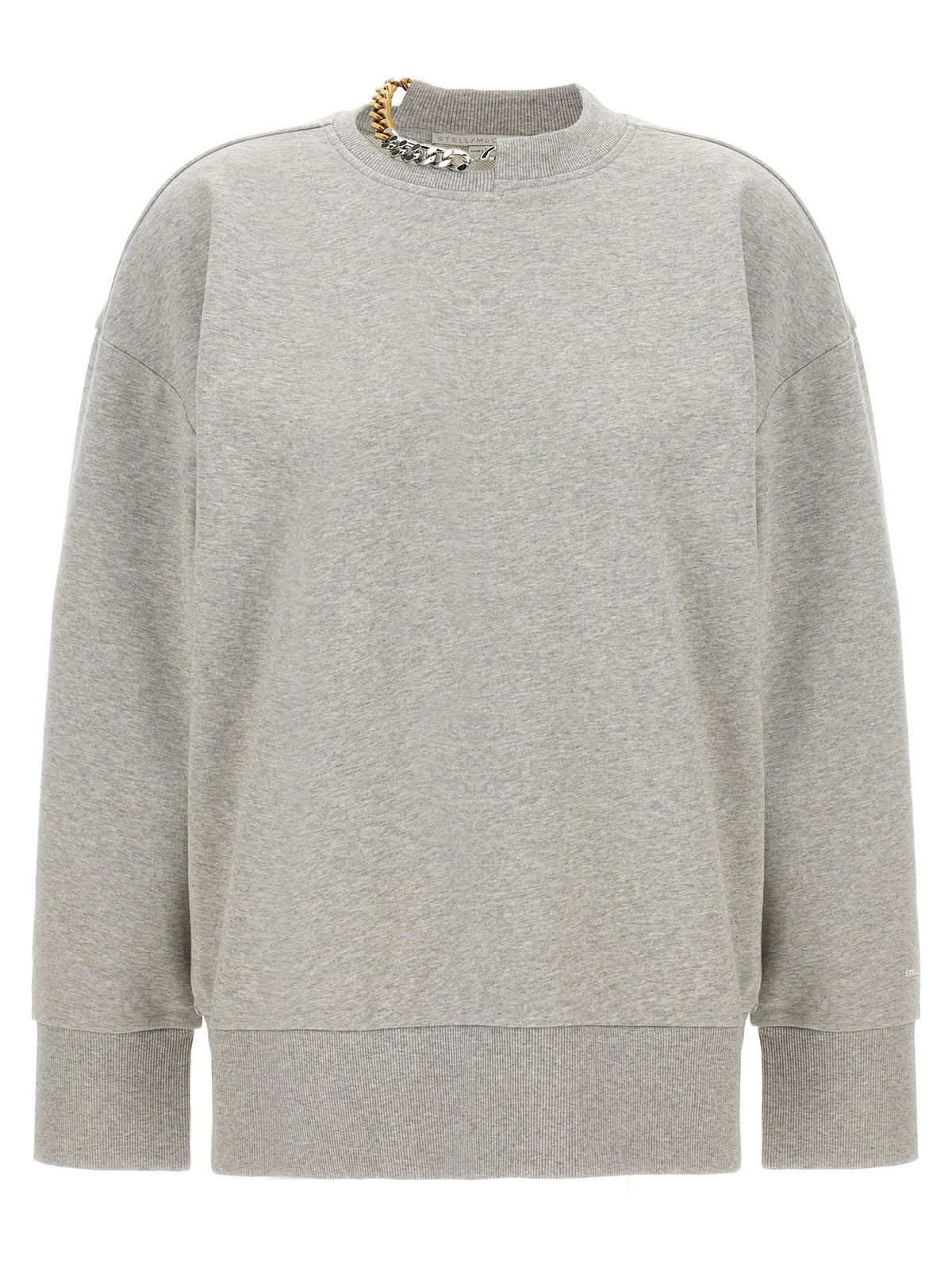 Stella McCartney Grauer Baumwollpullover